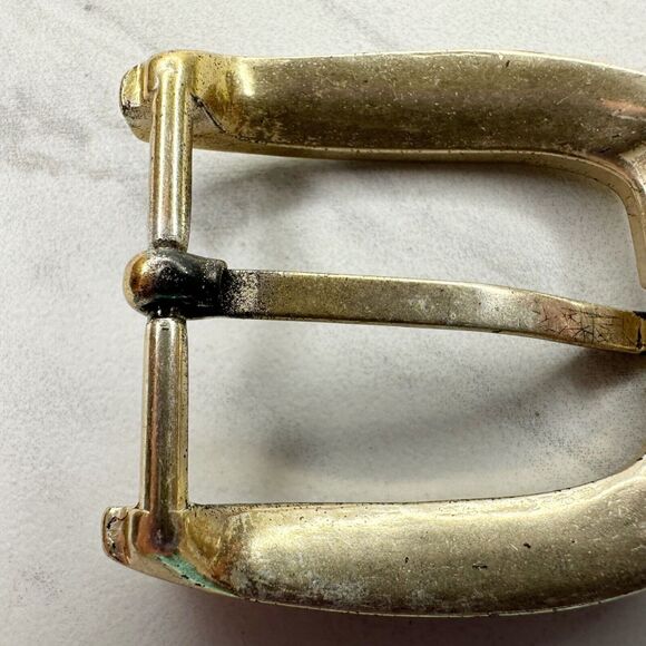 Vintage Silver Tone Simple Basic Belt Buckle - Picture 6 of 7